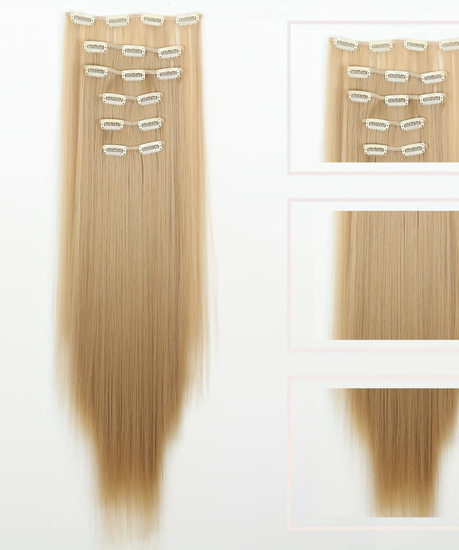 KissICON KissIcon Six Piece Set Clip In Hair Extensions