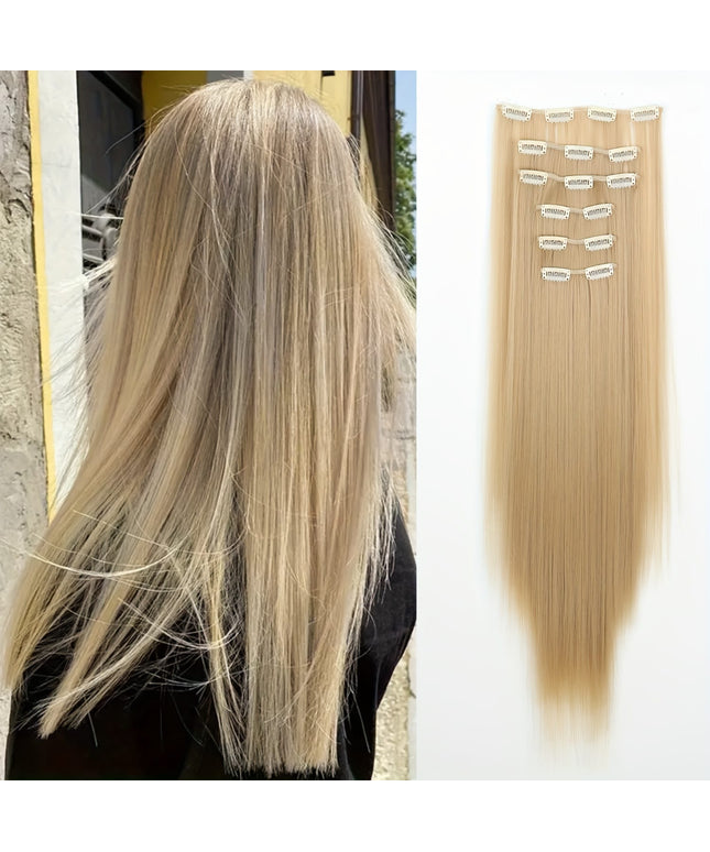 KissICON KissIcon Six Piece Set Clip In Hair Extensions