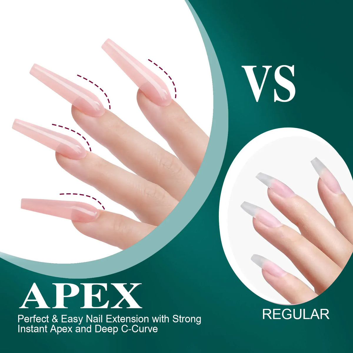 KissICON [KissIcon] Soft Gel Nail Tips Full Cover Almond
