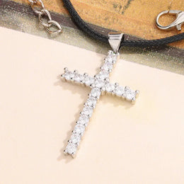 KissICON KissIcon Sparkling Cross Zircon Necklace - Hypoallergenic