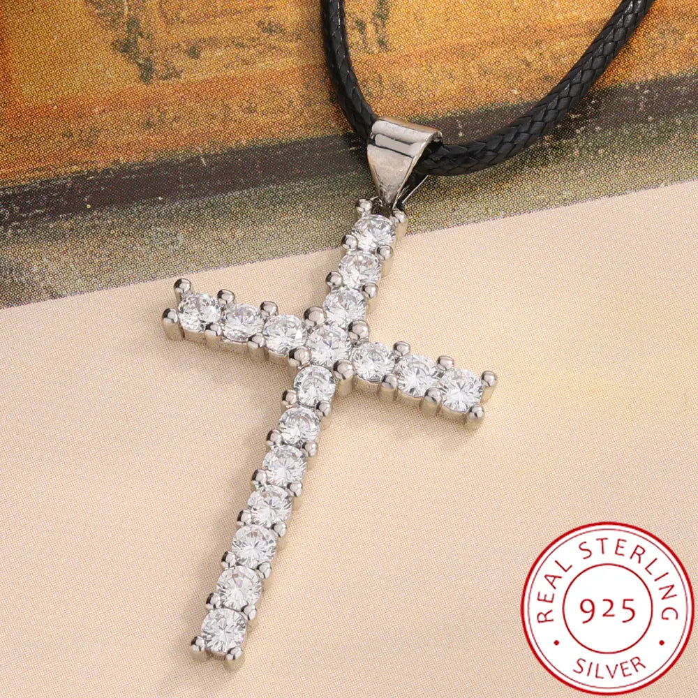 KissICON KissIcon Sparkling Cross Zircon Necklace - Hypoallergenic