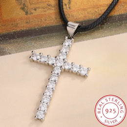 KissICON KissIcon Sparkling Cross Zircon Necklace - Hypoallergenic