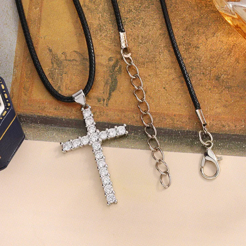 KissICON KissIcon Sparkling Cross Zircon Necklace - Hypoallergenic