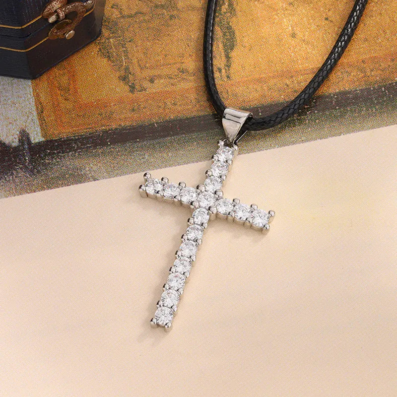KissICON KissIcon Sparkling Cross Zircon Necklace - Hypoallergenic