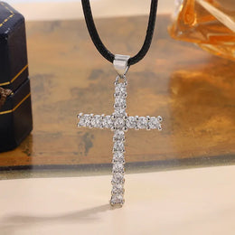 KissICON KissIcon Sparkling Cross Zircon Necklace - Hypoallergenic