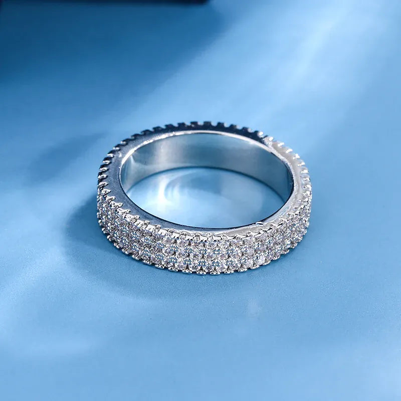 KissICON KissIcon Sparkling Zircon Ring S925 Silver Plated - Shine