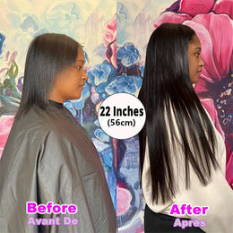 KissICON KissIcon Straight Clip Human Hair Extensions - RemyBrazilian