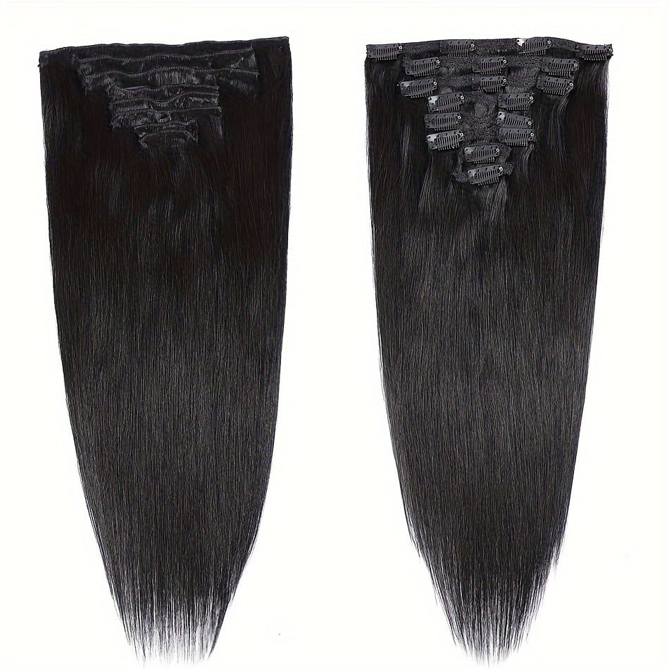 KissICON KissIcon Straight Clip Human Hair Extensions - RemyBrazilian