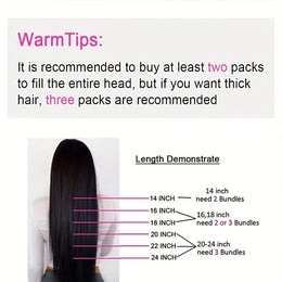 KissICON KissIcon Straight Clip In Hair Extensions - Unprocessed