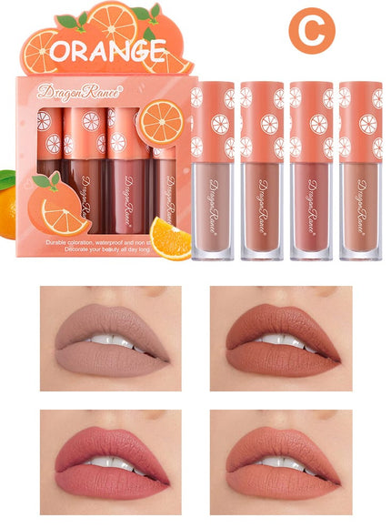 KissICON KissIcon Strawberry Matte Lipstick Set - Waterproof