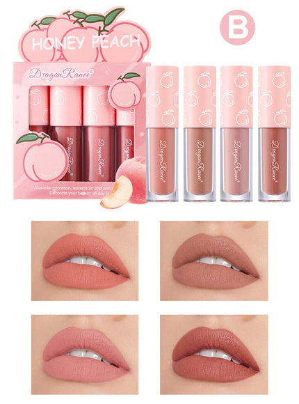 KissICON KissIcon Strawberry Matte Lipstick Set - Waterproof