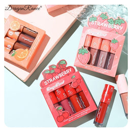 KissICON KissIcon Strawberry Matte Lipstick Set - Waterproof