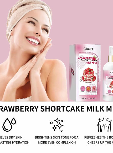 KissICON KissIcon Strawberry Shortcake Body Spray - Moisturizing