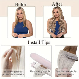KissICON KissIcon Tape In Hair Extensions Remy 4P27 -
