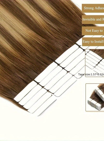 KissICON KissIcon Tape In Hair Extensions Remy 4P27 -