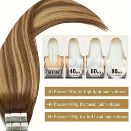 KissICON KissIcon Tape In Hair Extensions Remy 4P27 -