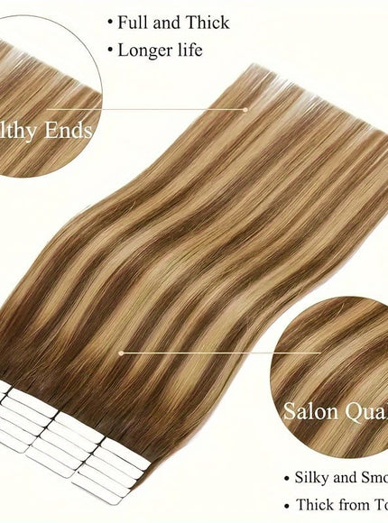 KissICON KissIcon Tape In Hair Extensions Remy 4P27 -