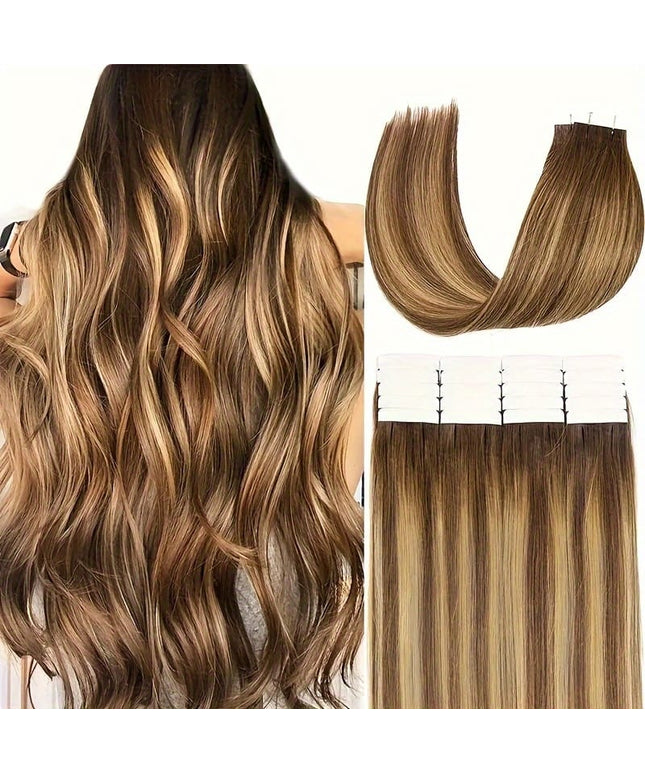 KissICON KissIcon Tape In Hair Extensions Remy 4P27 -