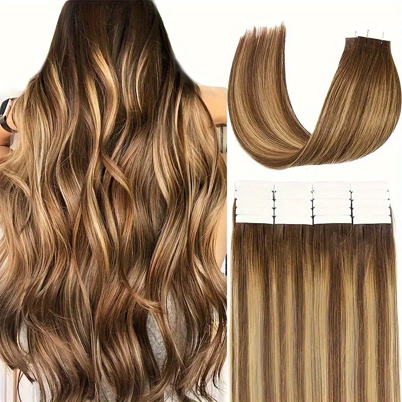 KissICON KissIcon Tape In Hair Extensions Remy 4P27 -