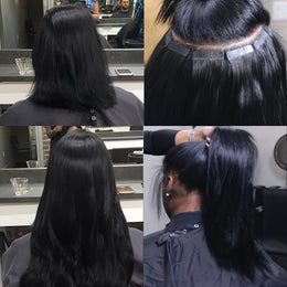 KissICON KissIcon Tape-In Straight Hair Extensions 16-26 - Weft