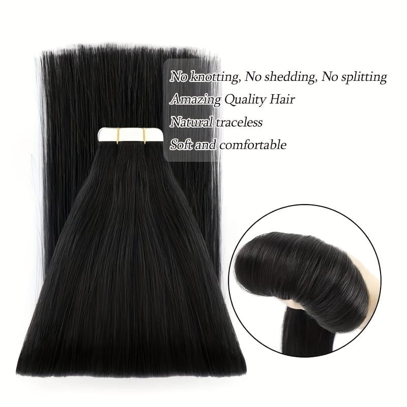 KissICON KissIcon Tape-In Straight Hair Extensions 16-26 - Weft