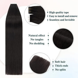 KissICON KissIcon Tape-In Straight Hair Extensions 16-26 - Weft