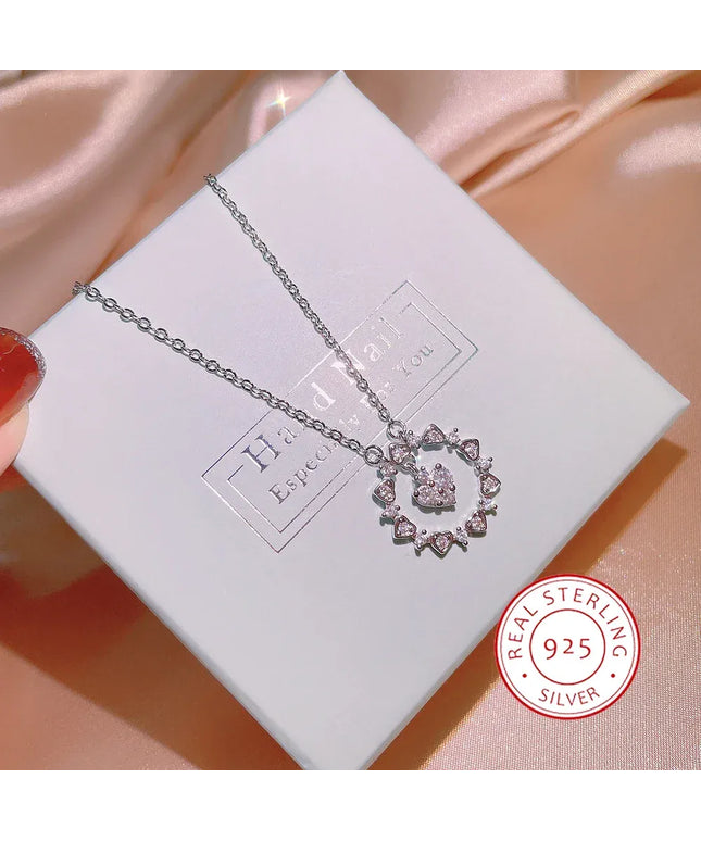 KissICON KissIcon Tassel Pendant Clavicle Chain 925 Silver - Zircon