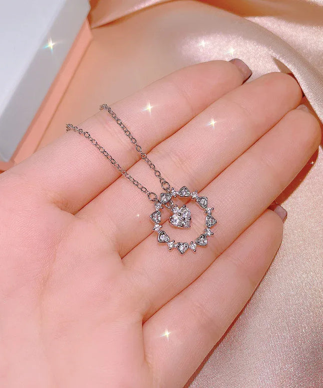 KissICON KissIcon Tassel Pendant Clavicle Chain 925 Silver - Zircon