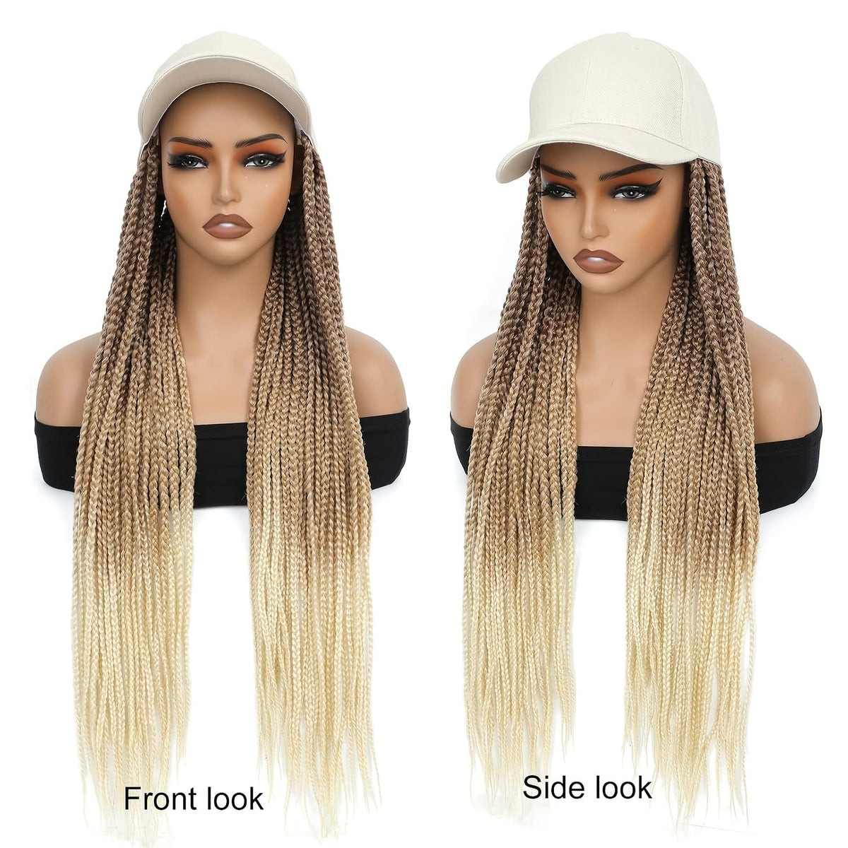KissICON KissIcon Tomo Baseball Cap Wig Box Braids Ombre