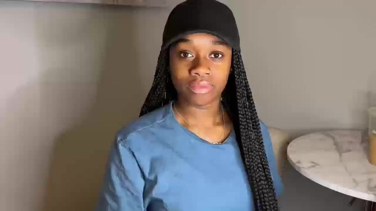 KissICON KissIcon Tomo Baseball Cap Wig Box Braids Ombre
