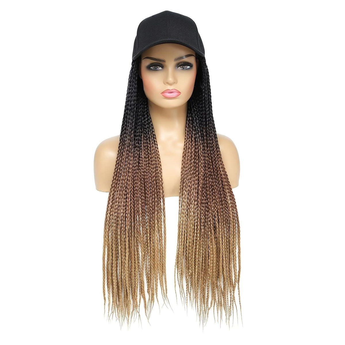 KissICON KissIcon Tomo Baseball Cap Wig Box Braids Ombre