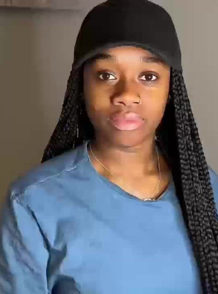 KissICON KissIcon TOMO Cap Wig 24In Box Braids Ombre
