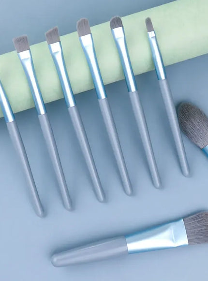 KissICON KissIcon Travel Makeup Brush Set 8Pcs with Bag