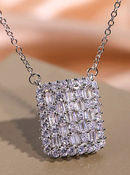 KissICON KissIcon Trend Geometric Cubic Zirconia Necklace Sparkle