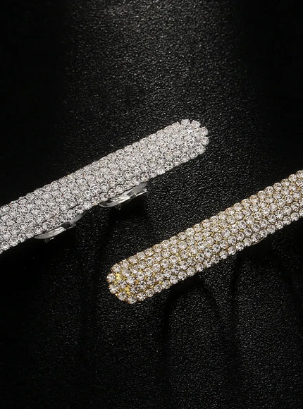 KissICON Kissicon Two Finger Bar Ring – Rhinestone Open Sparkle