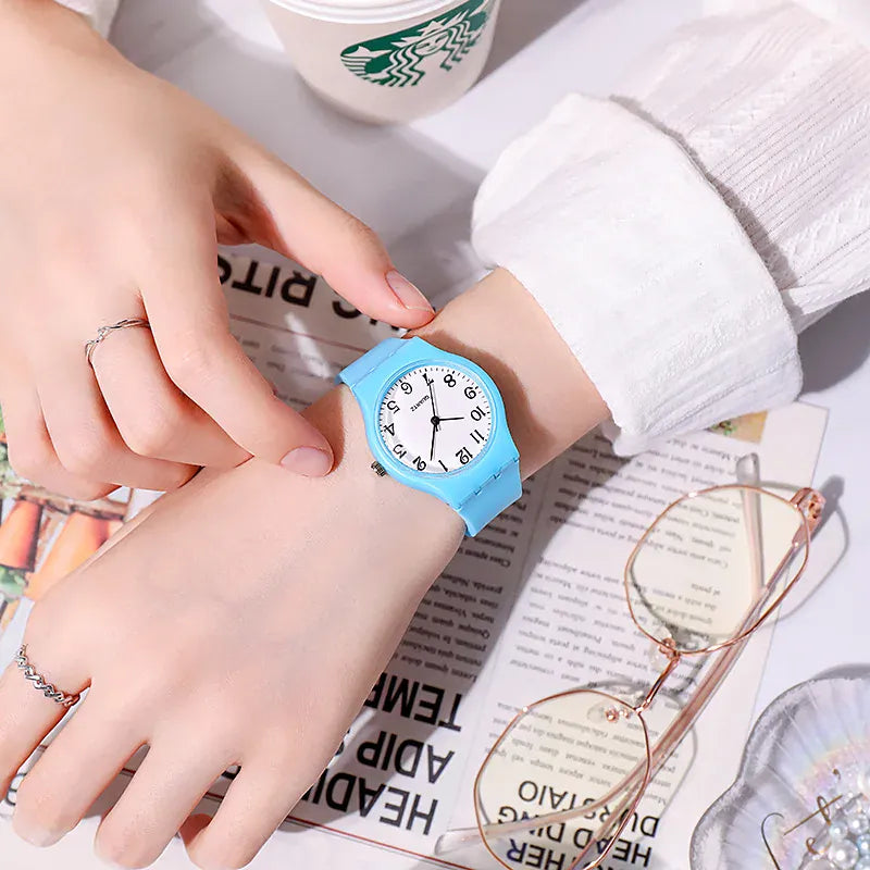 KissICON KissIcon UTHAI C24 Kids Watch Silicone Strap Quartz