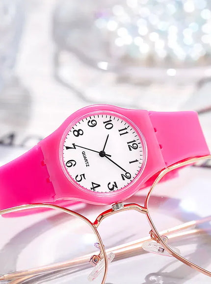 KissICON KissIcon UTHAI C24 Kids Watch Silicone Strap Quartz