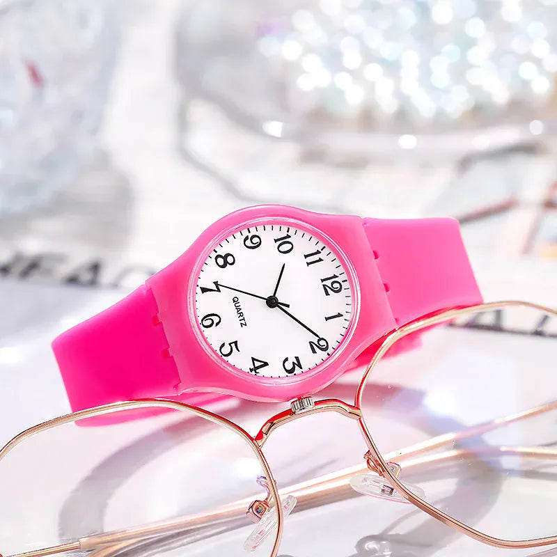 KissICON KissIcon UTHAI C24 Kids Watch Silicone Strap Quartz