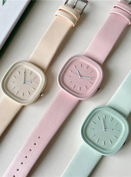 KissICON KissIcon UTHAI H109 Candy Macaron Watch Quartz -