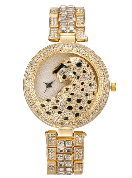 KissICON KissIcon UTHAI H30 Leopard Head Watch - Diamond