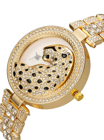 KissICON KissIcon UTHAI H30 Leopard Head Watch - Diamond