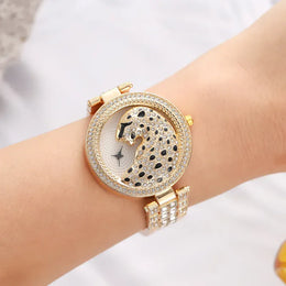 KissICON KissIcon UTHAI H30 Leopard Head Watch - Diamond