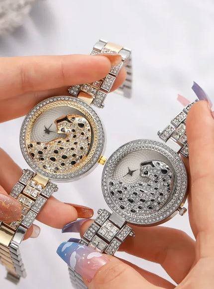 KissICON KissIcon UTHAI H30 Leopard Head Watch - Diamond