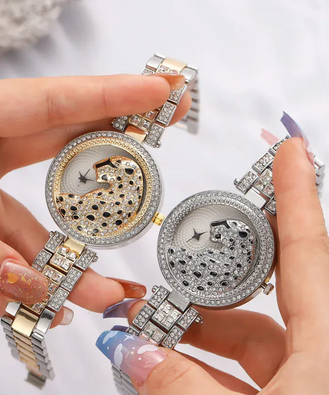KissICON KissIcon UTHAI H30 Leopard Head Watch - Diamond