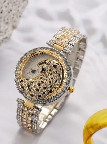 KissICON KissIcon UTHAI H30 Leopard Head Watch - Diamond