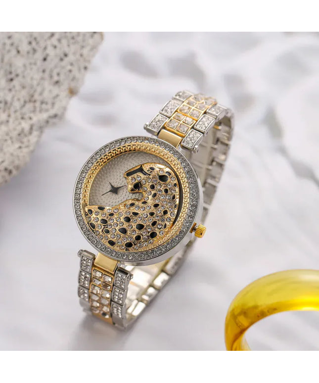 KissICON KissIcon UTHAI H30 Leopard Head Watch - Diamond