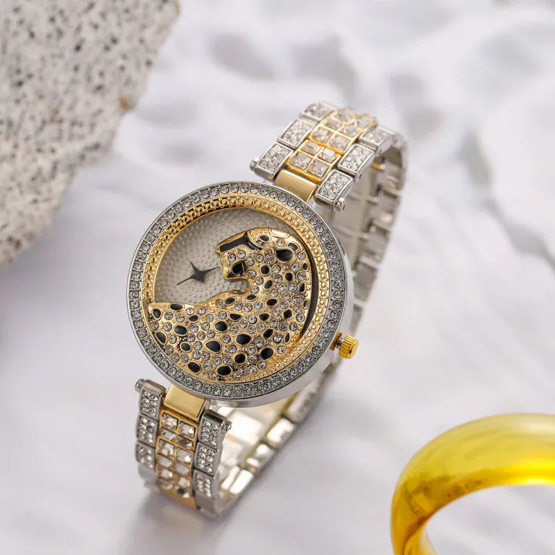 KissICON KissIcon UTHAI H30 Leopard Head Watch - Diamond
