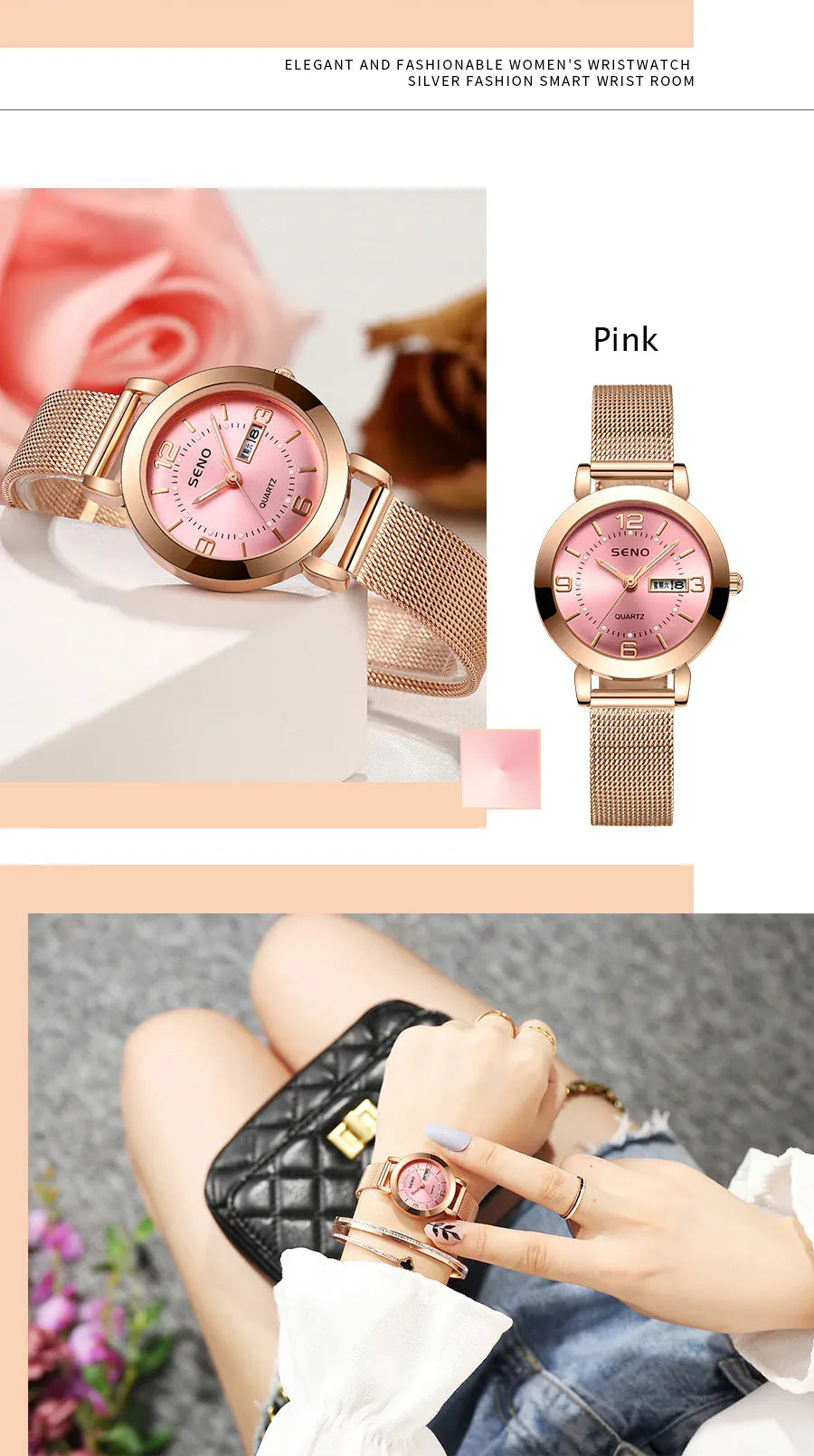 KissICON KissIcon Uthai H55 Womens Quartz Watch - Big