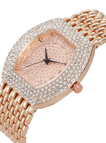 KissICON KissIcon UTHAI H64 Diamond Watch Steel Band -