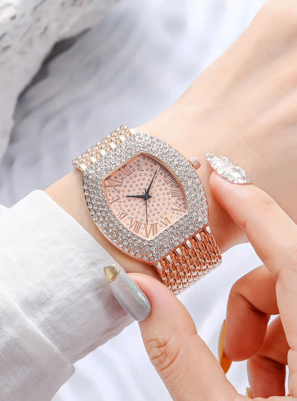 KissICON KissIcon UTHAI H64 Diamond Watch Steel Band -